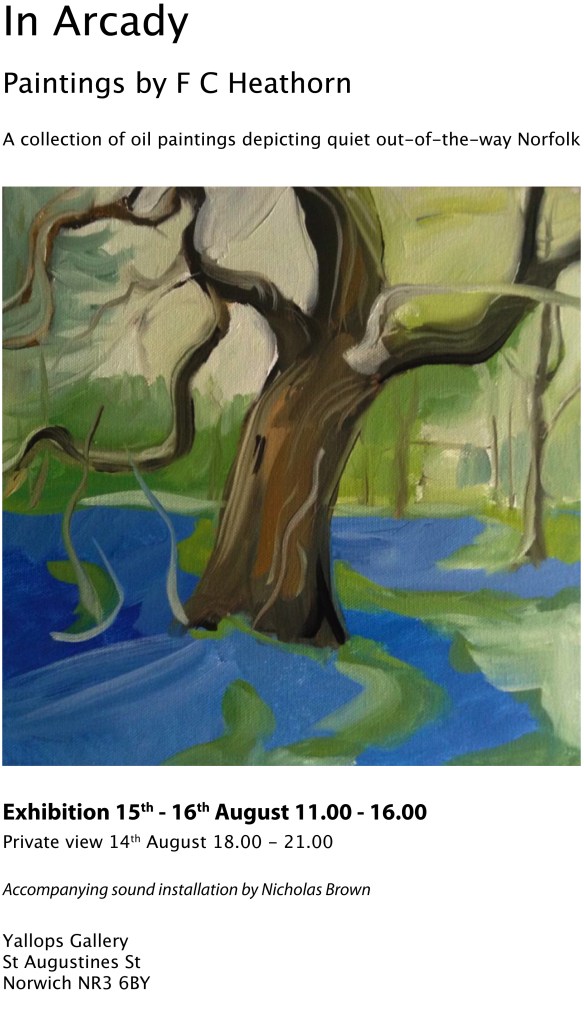 A collection of oil paintings of quiet out-of-the-way Norfolk